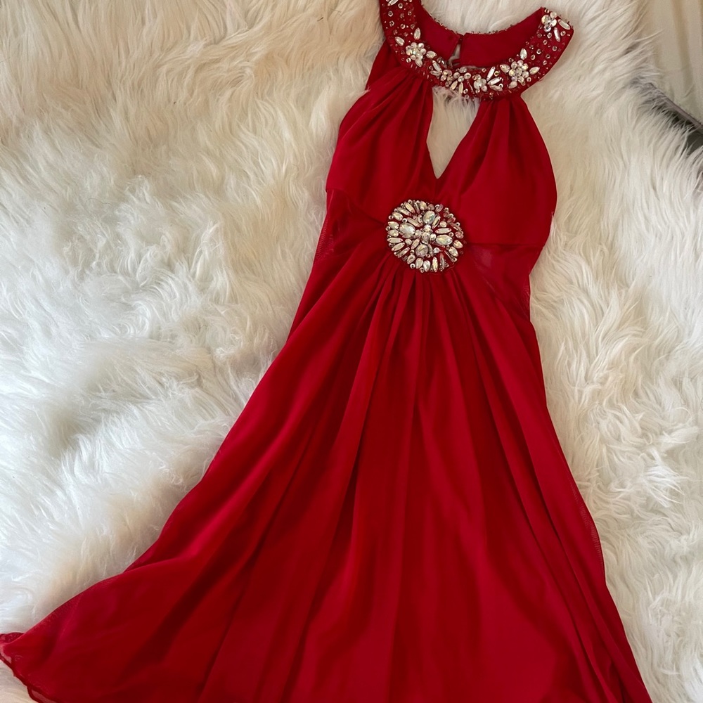 Red dress